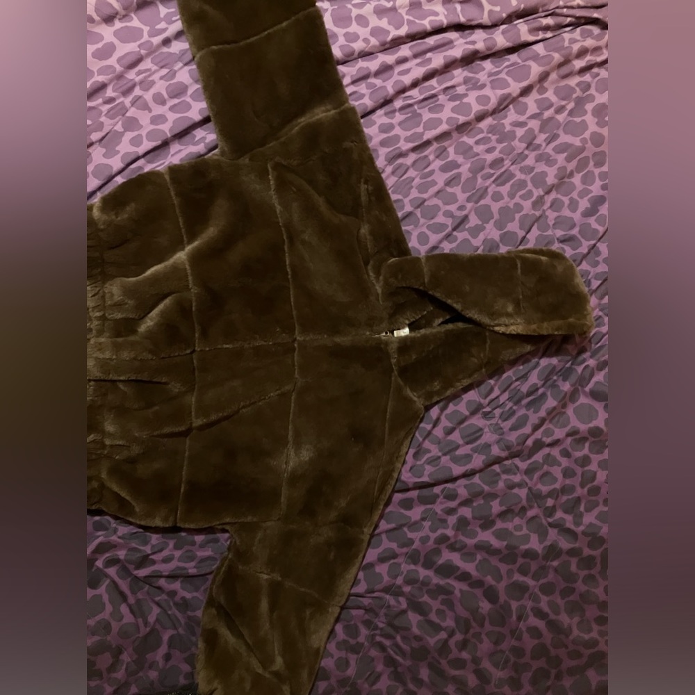 Brown Fuzzy Jacket